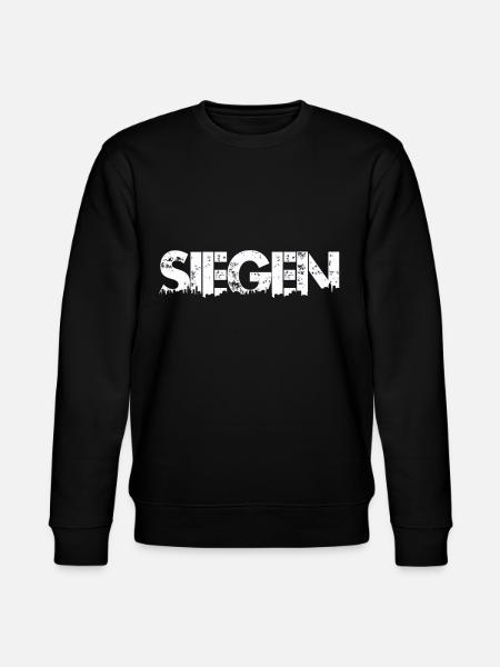 Siegen Skyline - Stanley/Stella Unisex Bio-Sweatshirt CHANGER - Schwarz