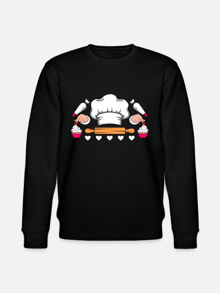 Konditorin - Stanley/Stella Unisex Bio-Sweatshirt CHANGER - Schwarz