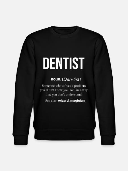 dentiste - Sweat bio CHANGER Stanley/Stella Unisexe - noir
