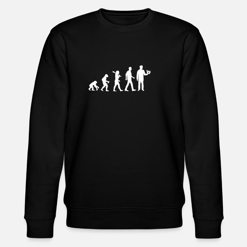 Pharmacist Evolution - Stanley/Stella Unisex Bio-Sweatshirt CHANGER  - Schwarz