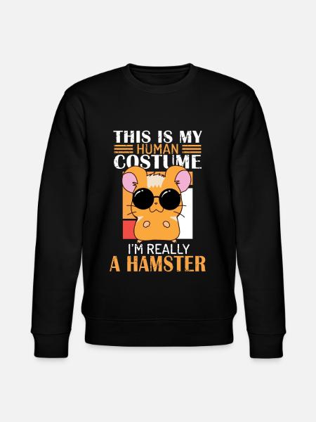 Hamster mama, hamster dad, hamster, - Stanley/Stella CHANGER Unisex Organic Sweatshirt - black