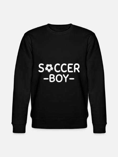 Fußball Junge - Stanley/Stella Unisex Bio-Sweatshirt CHANGER - Schwarz