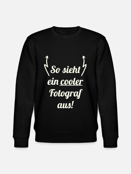 Fotograf - Stanley/Stella Unisex Bio-Sweatshirt CHANGER  - Schwarz