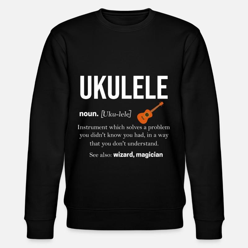 ukulélé - Sweat bio CHANGER Stanley/Stella Unisexe - noir