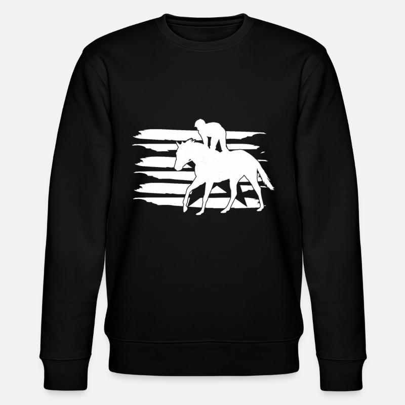 course de chevaux - Sweat bio CHANGER Stanley/Stella Unisexe - noir