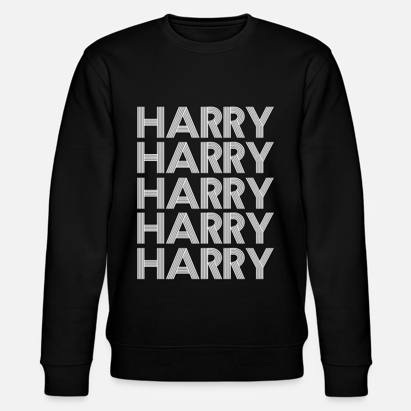 Harry Harry Harry Spitzname - Stanley/Stella Unisex Bio-Sweatshirt CHANGER  - Schwarz