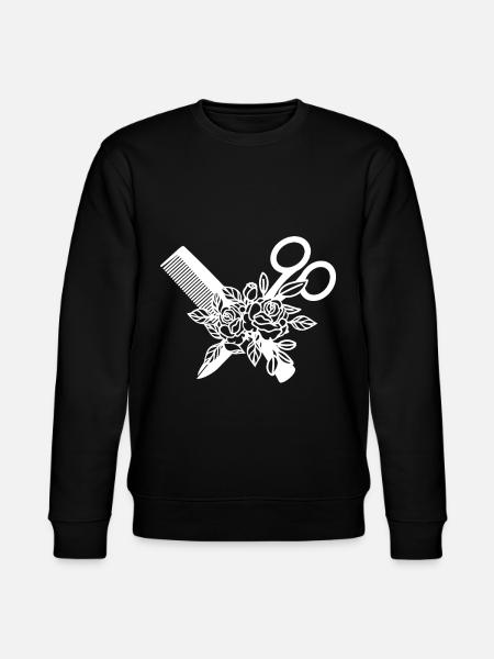 Peigne et ciseaux de coiffure - Sweat bio CHANGER Stanley/Stella Unisexe - noir