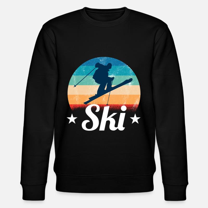 ski - Stanley/Stella CHANGER Unisex Organic Sweatshirt - black