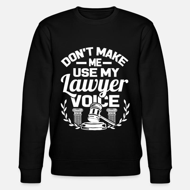 avocat - Sweat bio CHANGER Stanley/Stella Unisexe - noir