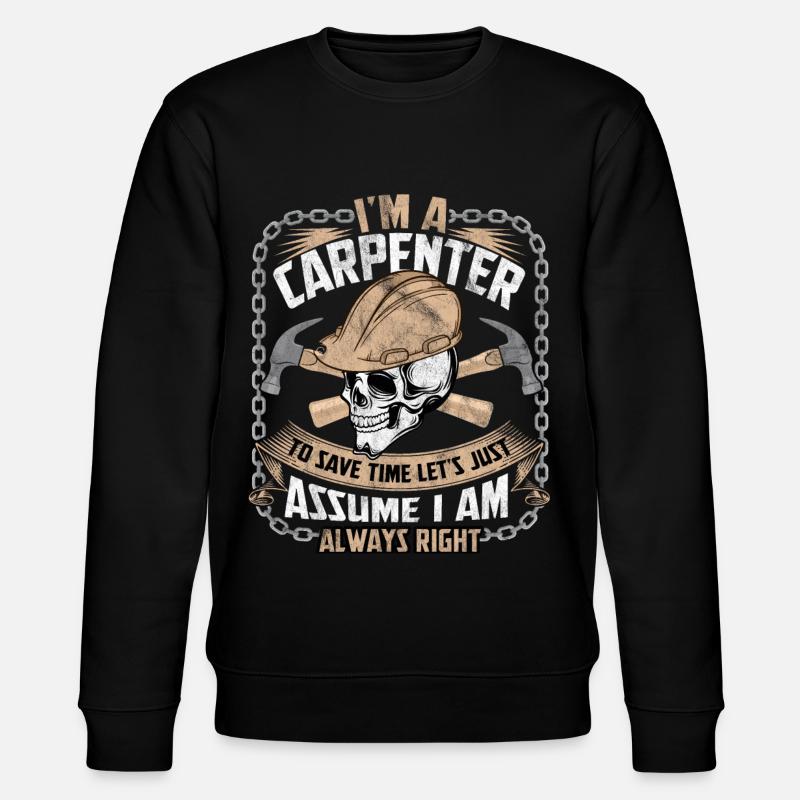 Carpenter - Stanley/Stella CHANGER Unisex Organic Sweatshirt - black