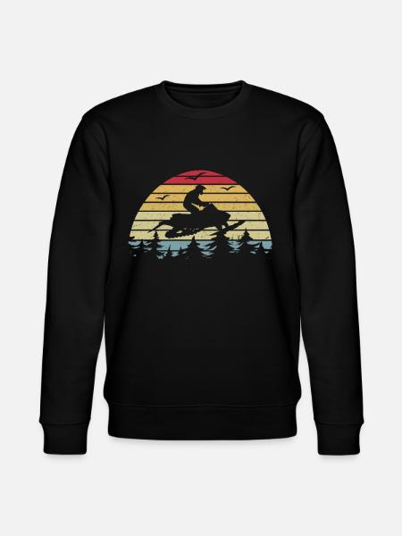 Snowmobile Snowmobile Retro Skidoo - Stanley/Stella CHANGER Unisex Organic Sweatshirt - black