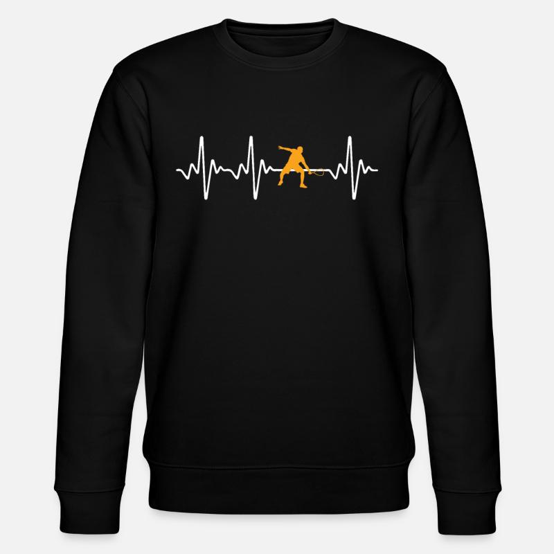 Squash Yellow Tee Design - Stanley/Stella Unisex Bio-Sweatshirt CHANGER  - Schwarz