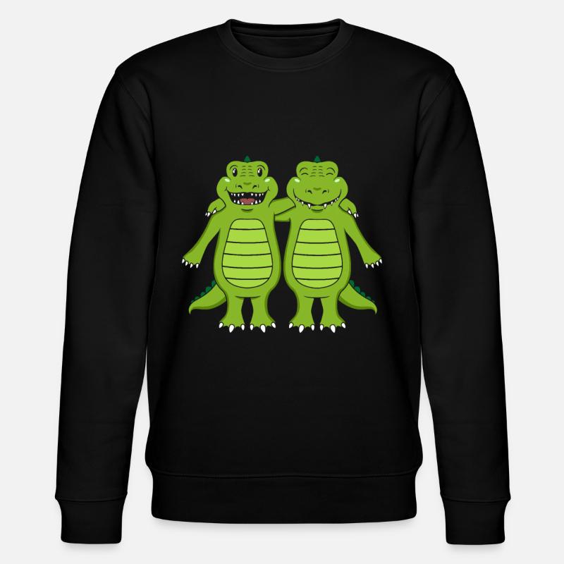 Crocodiles - Sweat bio CHANGER Stanley/Stella Unisexe - noir