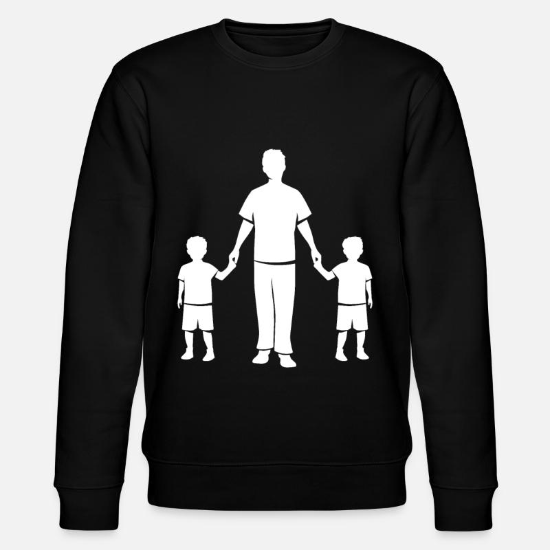 Papa papa - Sweat bio CHANGER Stanley/Stella Unisexe - noir
