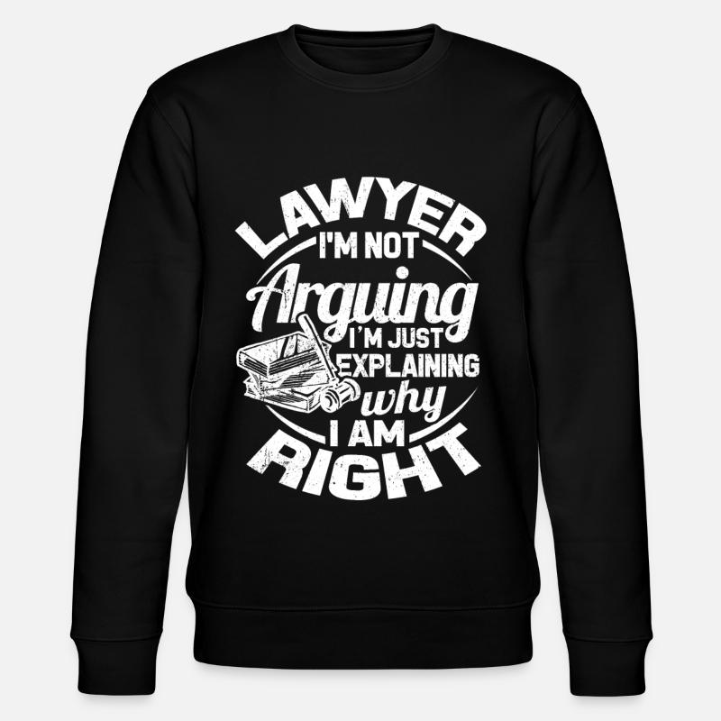Anwalt - Stanley/Stella Unisex Bio-Sweatshirt CHANGER - Schwarz