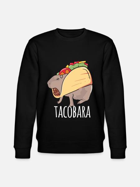 Capybara tacobara rodent capybara wild animal - Stanley/Stella CHANGER Unisex Organic Sweatshirt - black