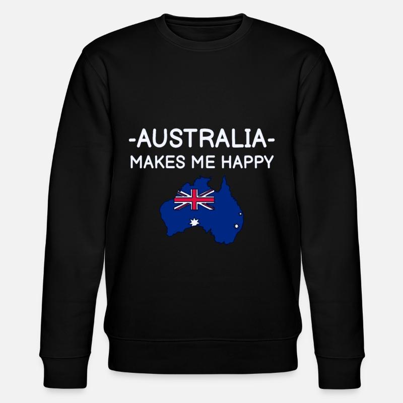 Australien - Stanley/Stella Unisex Bio-Sweatshirt CHANGER  - Schwarz