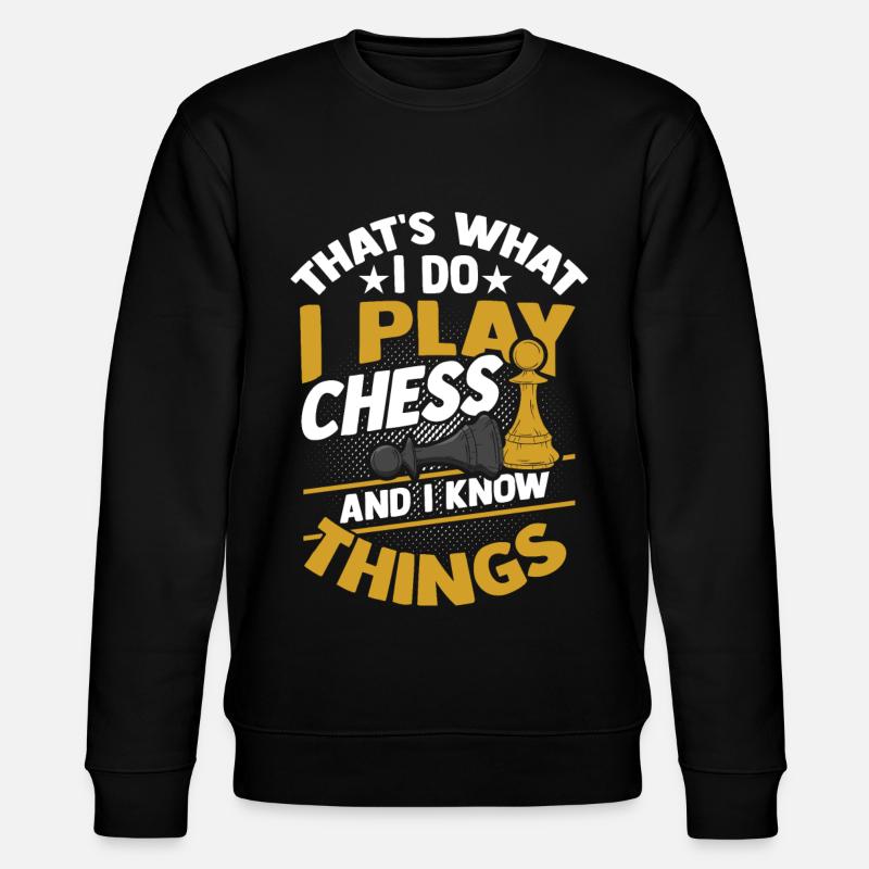 chess - Stanley/Stella CHANGER Unisex Organic Sweatshirt - black