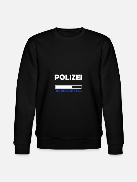 Polizei in progress - Stanley/Stella Unisex Bio-Sweatshirt CHANGER - Schwarz