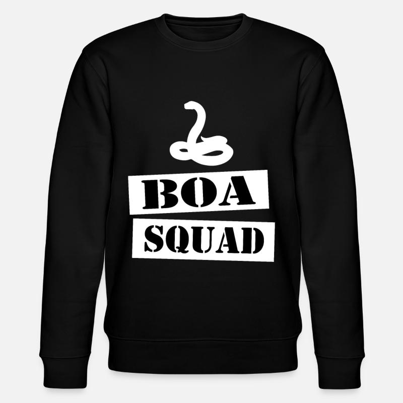join the boa squad - Stanley/Stella CHANGER Unisex Organic Sweatshirt - black