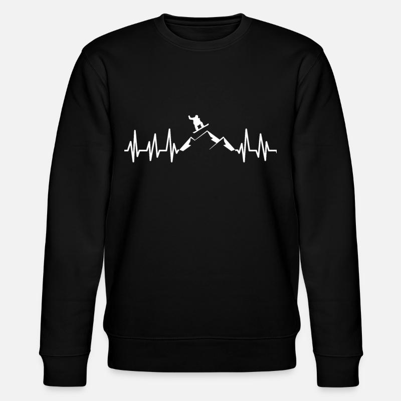 Ski - Stanley/Stella Unisex Bio-Sweatshirt CHANGER  - Schwarz