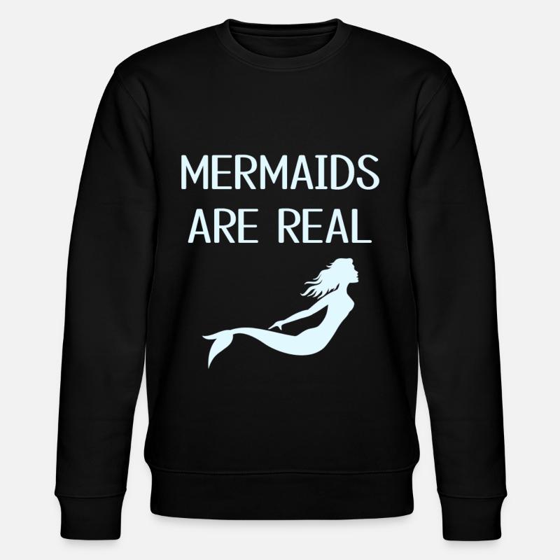 Mermaids - Stanley/Stella CHANGER Unisex Organic Sweatshirt - black