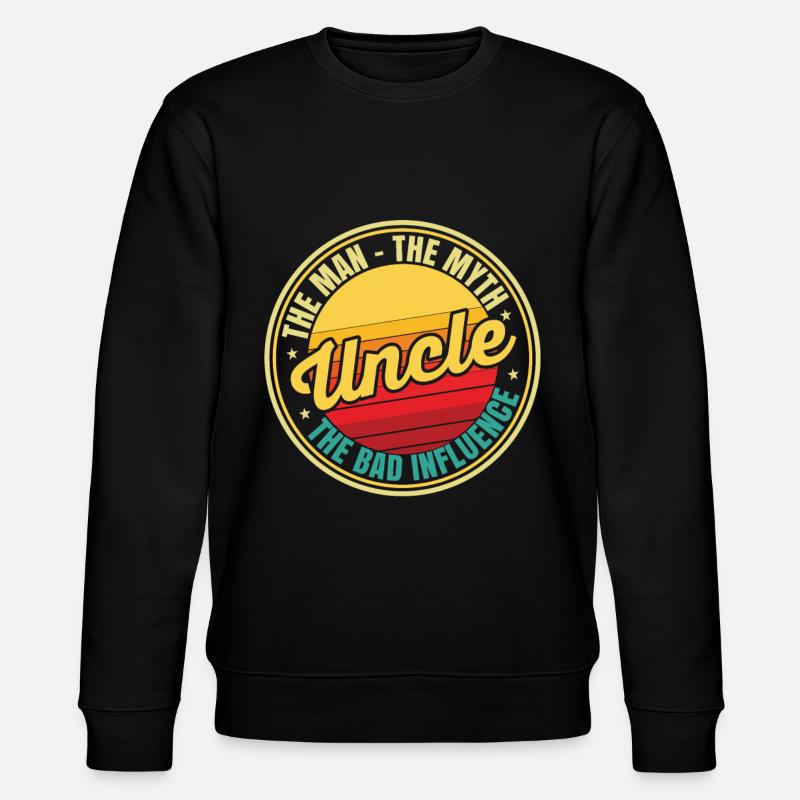 Meilleur oncle - Sweat bio CHANGER Stanley/Stella Unisexe - noir