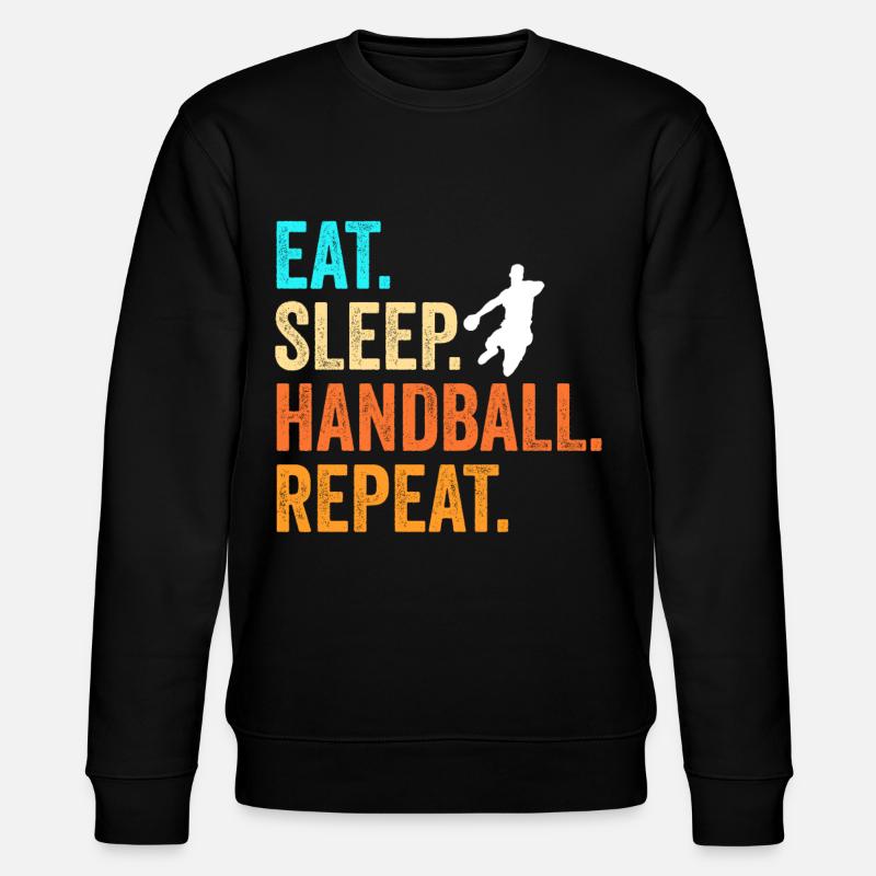 Handball-Turnier Geschenk - Stanley/Stella Unisex Bio-Sweatshirt CHANGER  - Schwarz