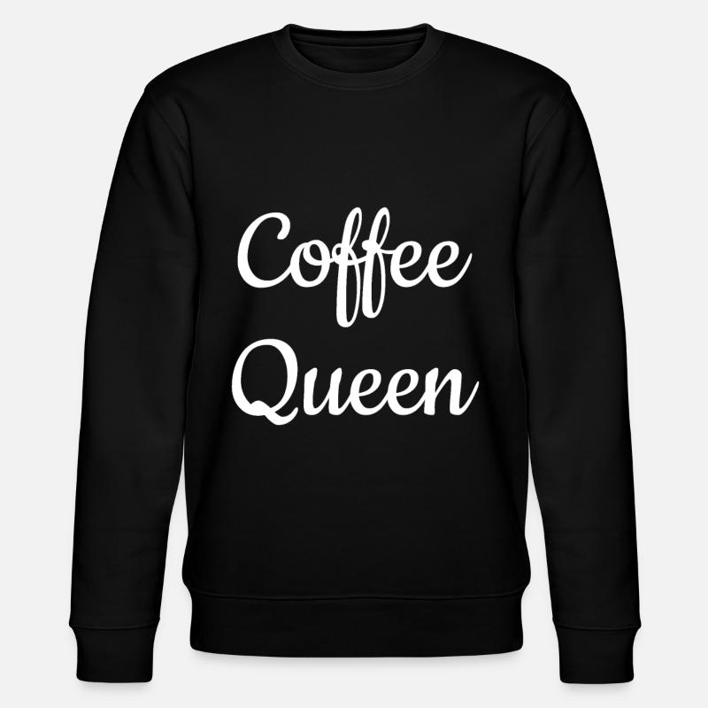 Coffee Queen - Stanley/Stella CHANGER Unisex Organic Sweatshirt - black