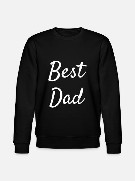 best dad - Stanley/Stella CHANGER Unisex Organic Sweatshirt - black