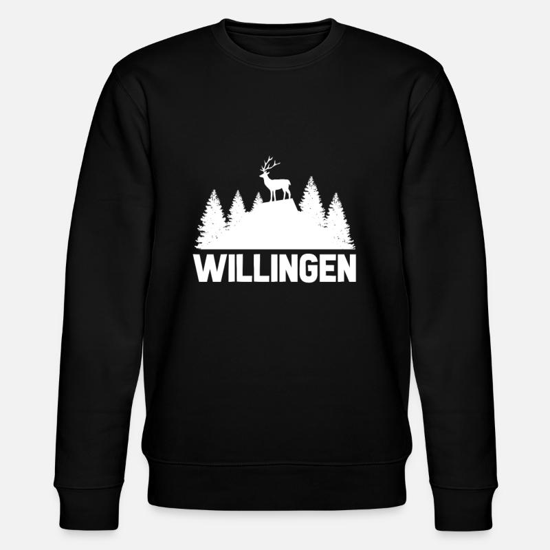Willingen - Stanley/Stella Unisex Bio-Sweatshirt CHANGER  - Schwarz