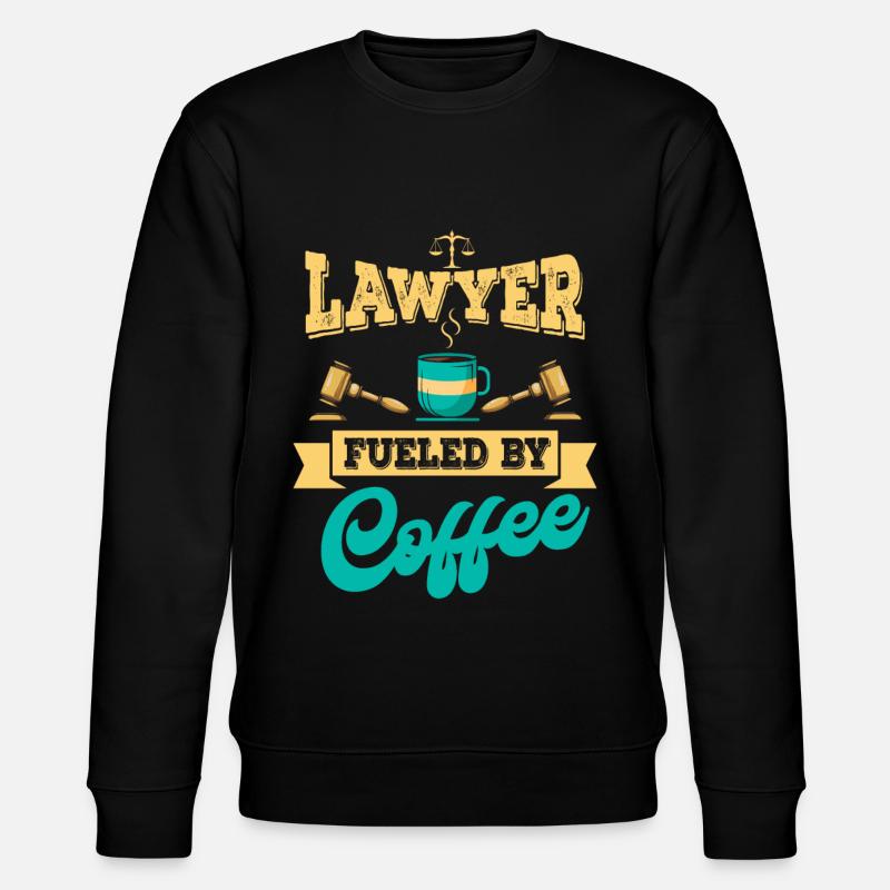 Anwalt Kaffee Anwalt Geschenk - Stanley/Stella Unisex Bio-Sweatshirt CHANGER  - Schwarz