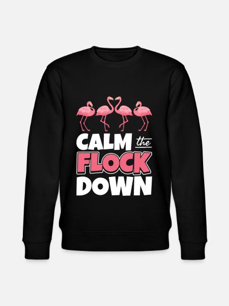Calm the herd down - Stanley/Stella CHANGER Unisex Organic Sweatshirt - black
