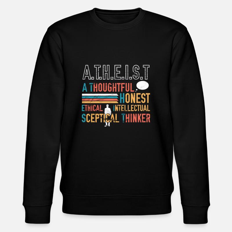 Athée - Sweat bio CHANGER Stanley/Stella Unisexe - noir