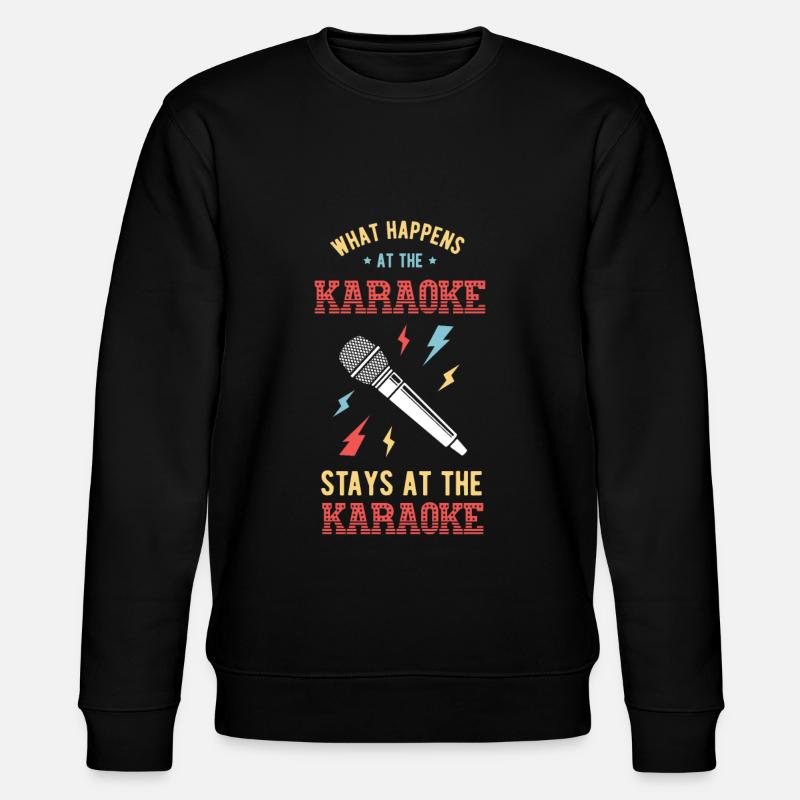 Karaoke - Stanley/Stella Unisex Bio-Sweatshirt CHANGER - Schwarz