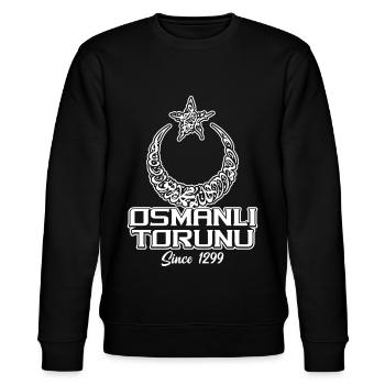 Osmanli Idée de cadeau ottoman - Sweat bio CHANGER Stanley/Stella Unisexe - noir - Devant - Nik (191cm) & Marisol (170cm)