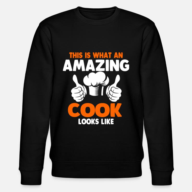 Amazing chef - Stanley/Stella CHANGER Unisex Organic Sweatshirt - black