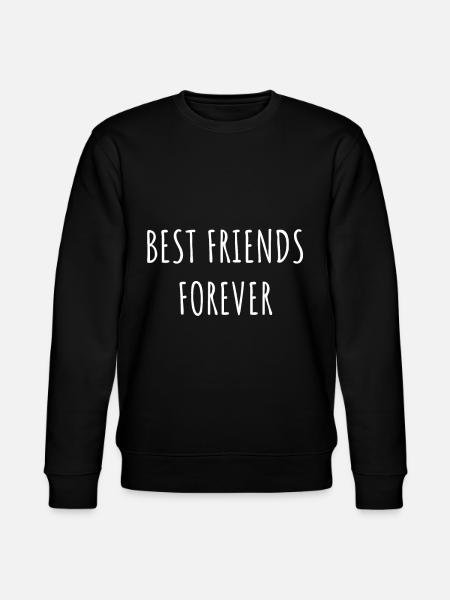 best friends - Stanley/Stella CHANGER Unisex Organic Sweatshirt - black