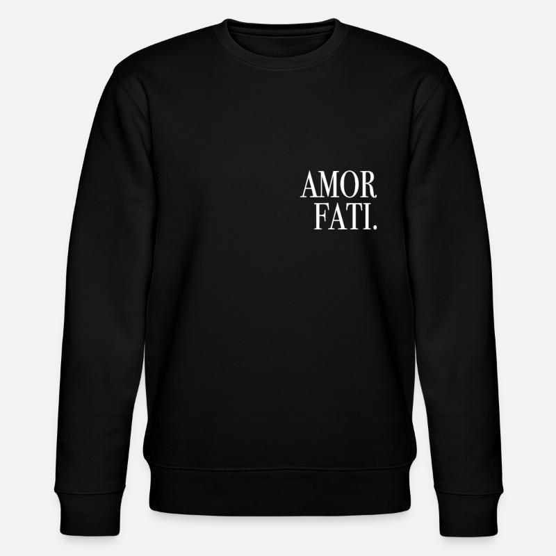 Amor Fati - Stanley/Stella Unisex Bio-Sweatshirt CHANGER  - Schwarz