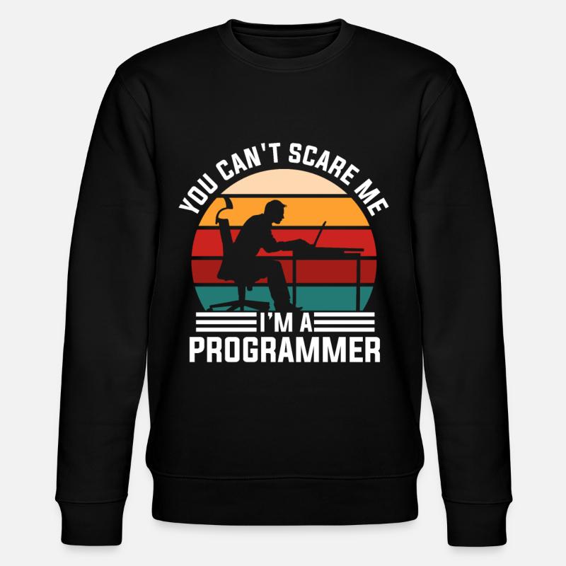 Programmeur rétro - Sweat bio CHANGER Stanley/Stella Unisexe - noir