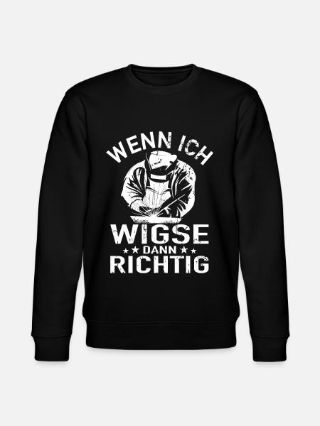 WIG Welder Locksmith Gift - Stanley/Stella CHANGER Unisex Organic Sweatshirt - black