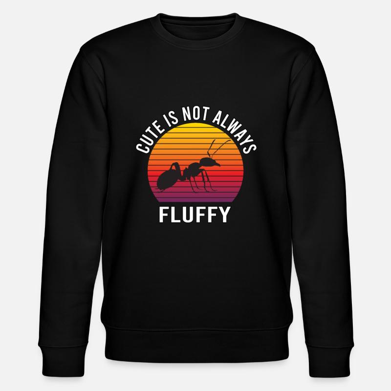 Ameise Design Ant - Stanley/Stella Unisex Bio-Sweatshirt CHANGER  - Schwarz