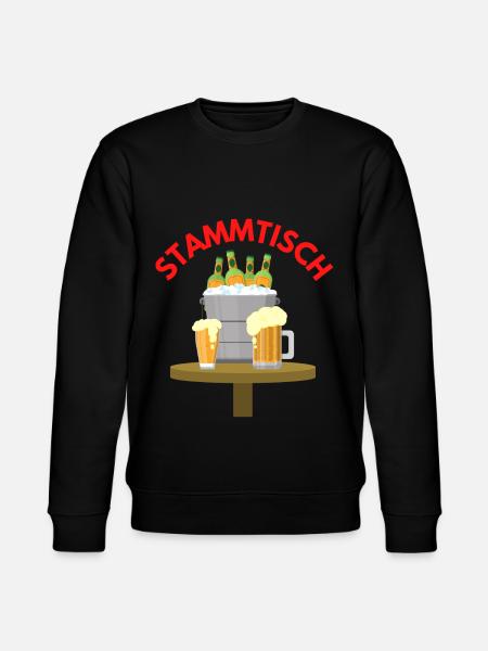 STAMMTISCH - Stanley/Stella Unisex Bio-Sweatshirt CHANGER - Schwarz