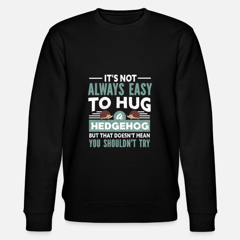 Igel - Stanley/Stella Unisex Bio-Sweatshirt CHANGER  - Schwarz