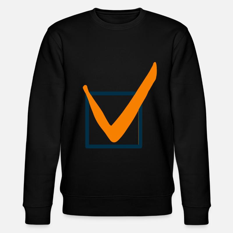 Coche caractères - Sweat bio CHANGER Stanley/Stella Unisexe - noir