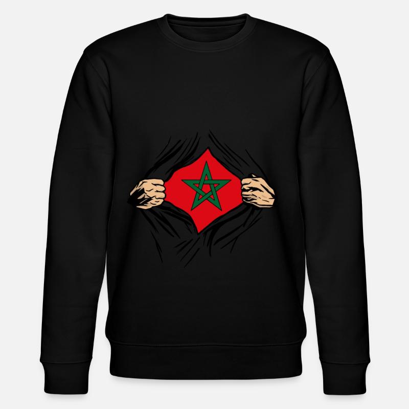 Maroc Marocco - Sweat bio CHANGER Stanley/Stella Unisexe - noir