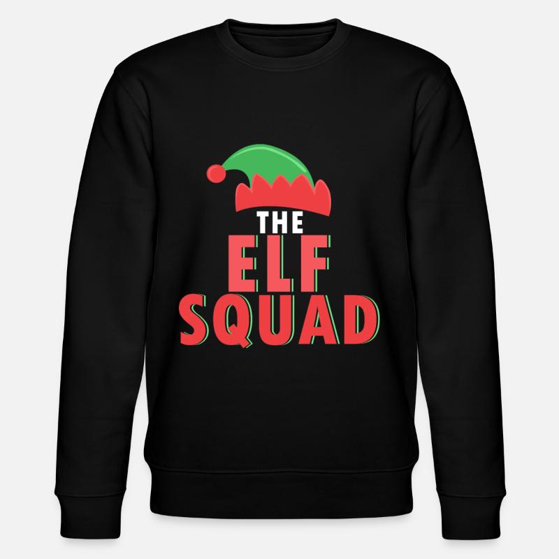 Elf-Squad Elfen Squad ELF SQUAD Elfe - Stanley/Stella Unisex Bio-Sweatshirt CHANGER  - Schwarz