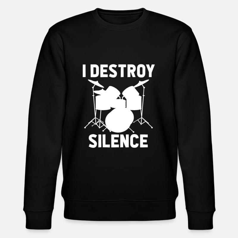 Batteur batteur Drummer Rengaine - Sweat bio CHANGER Stanley/Stella Unisexe - noir
