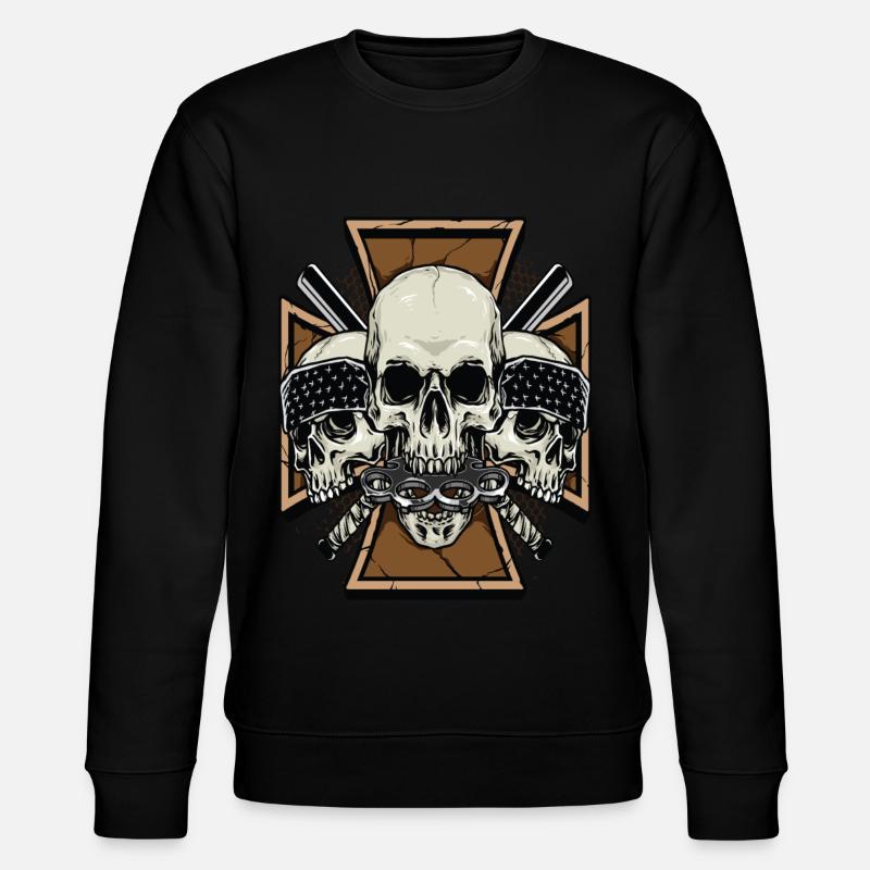 Skulls - Stanley/Stella CHANGER Unisex Organic Sweatshirt - black