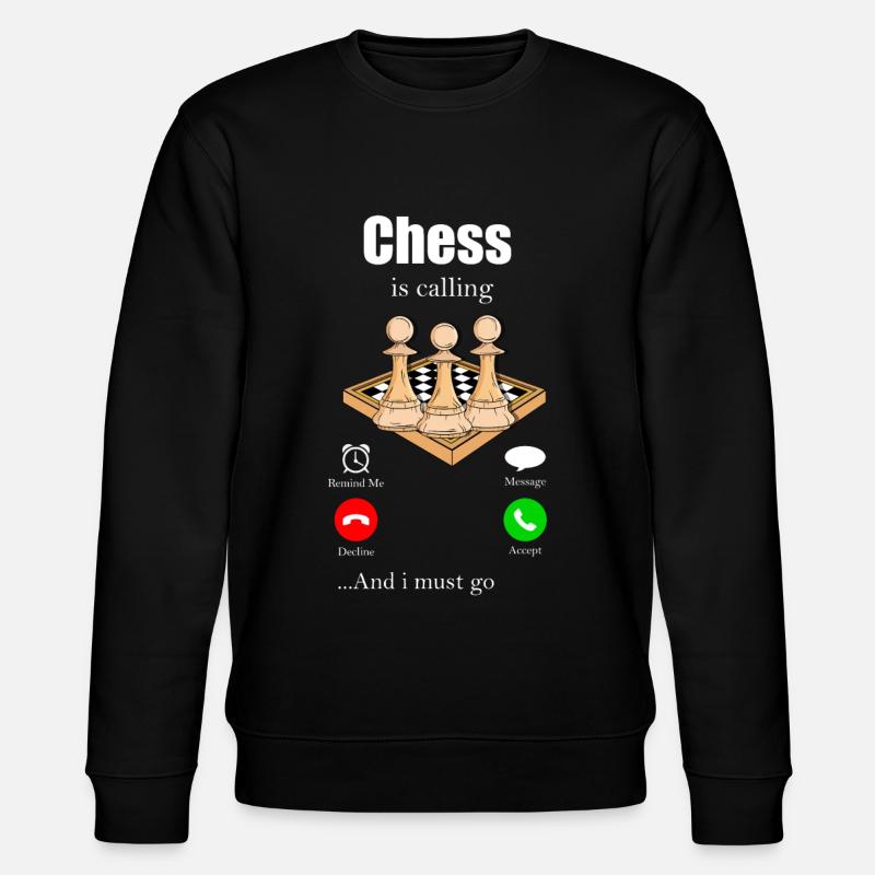 chess - Stanley/Stella CHANGER Unisex Organic Sweatshirt - black